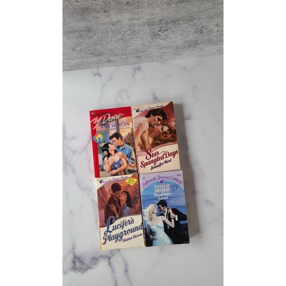 Set of 4 Silhouette Romance Novels